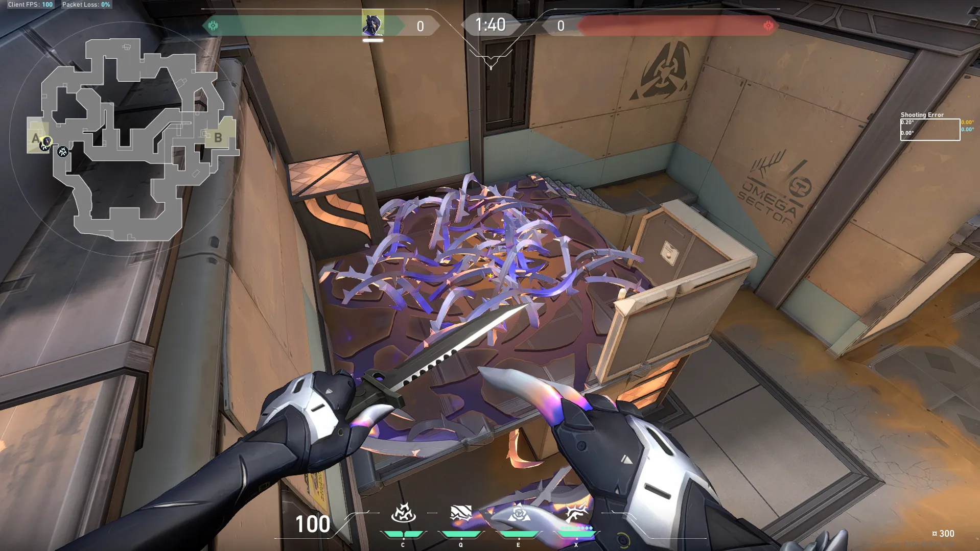Vyse Razorvine on Fracture Attack Site A — step 3 of 3: Result