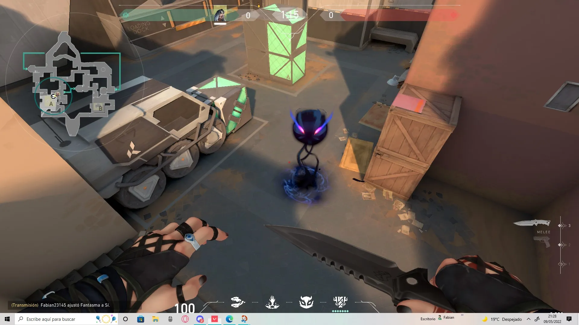 Fade Haunt on Bind Attack Site A — step 3 of 3: Result