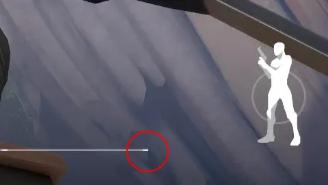 Sova Recon Bolt on Abyss Defense Site A — step 3 of 4: Aim — line up the shot