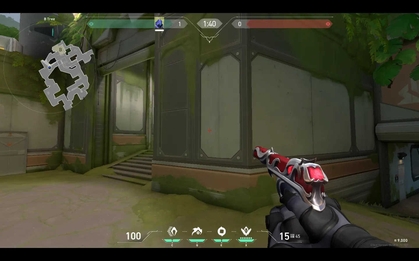 Omen Dark Cover on Fracture Attack Site B — step 1 of 6: Position — where to stand