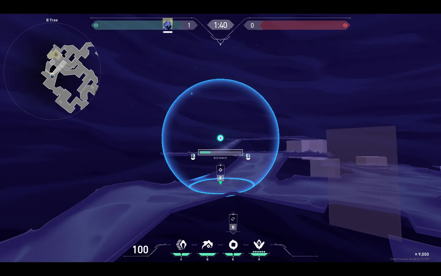 Omen Dark Cover on Fracture Attack Site B — step 2 of 6: Aim — line up the shot