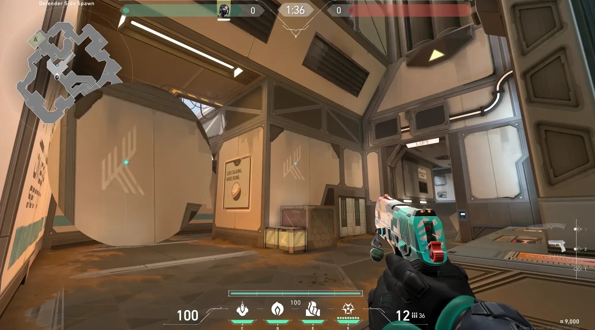 Viper Toxic Screen on Fracture Defense Site A — step 2 of 6: Aim — line up the shot