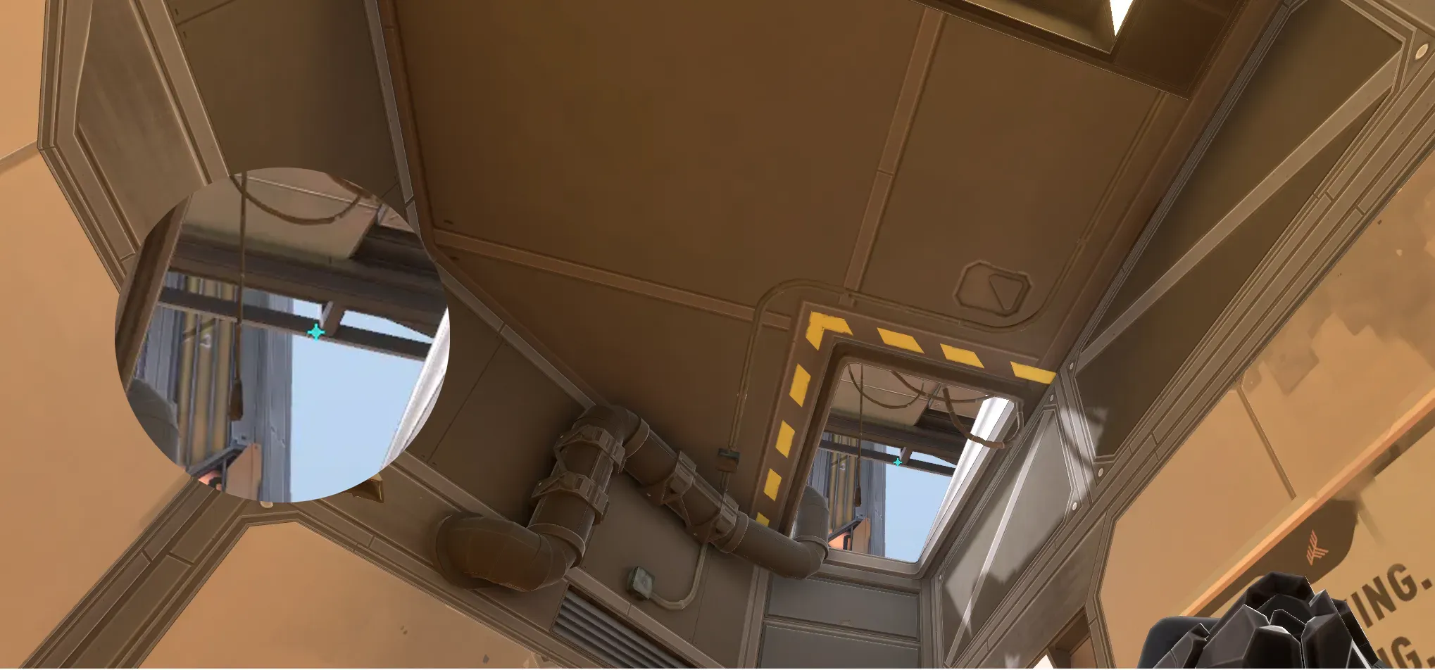 Viper Poison Cloud on Fracture Defense Site A — step 2 of 3: Aim — line up the shot