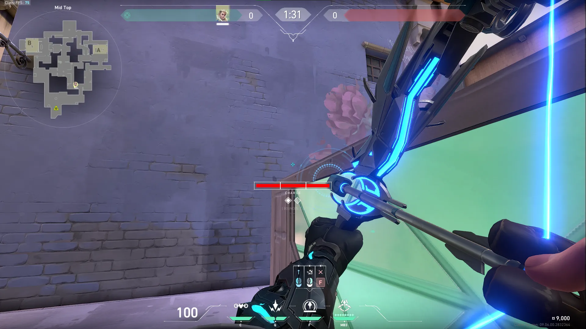 Sova Recon Bolt on Ascent Attack Mid — step 4 of 5: Aim — line up the shot
