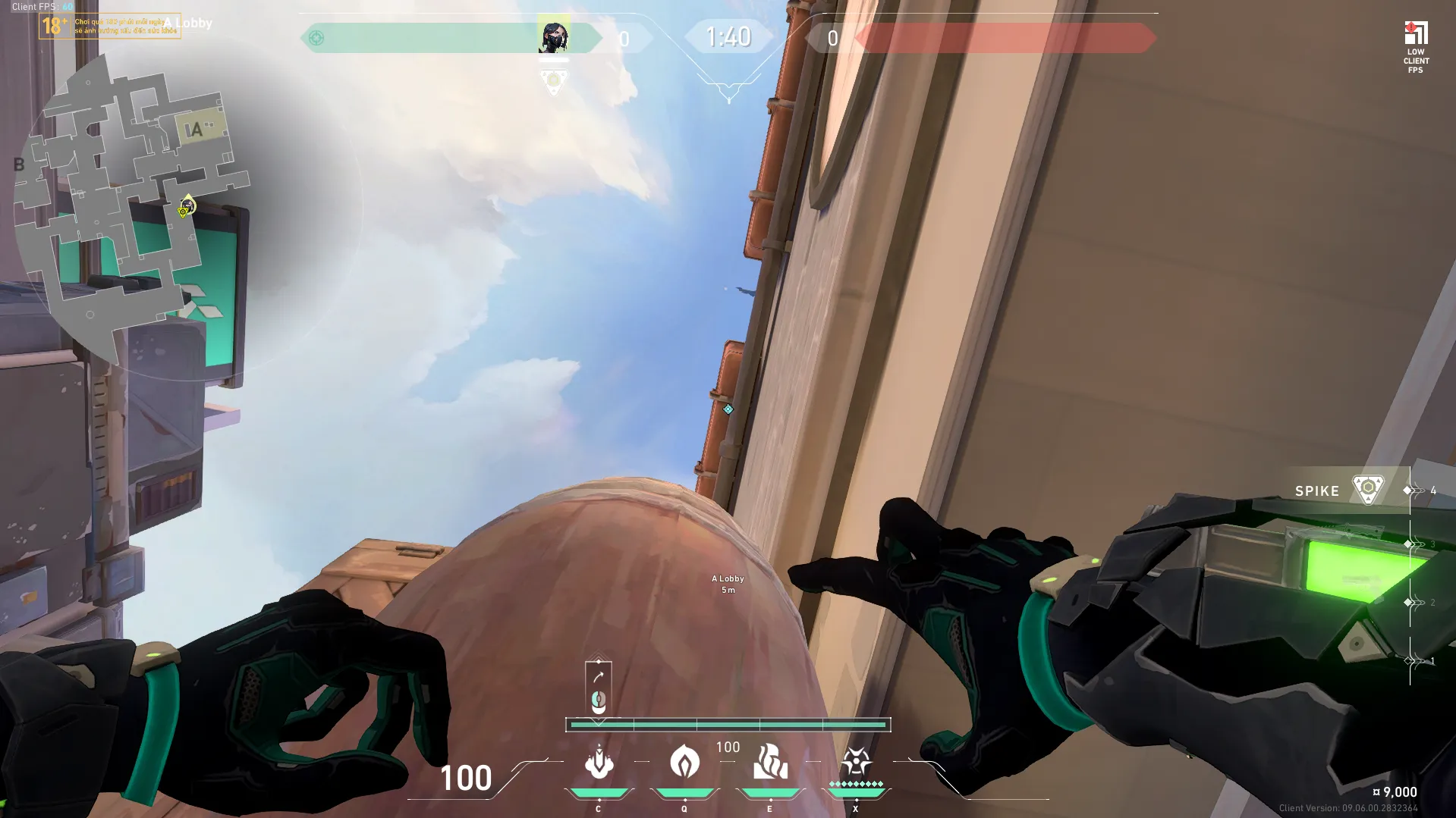 Viper Snake Bite on Ascent Attack Site A — step 2 of 3: Aim — line up the shot