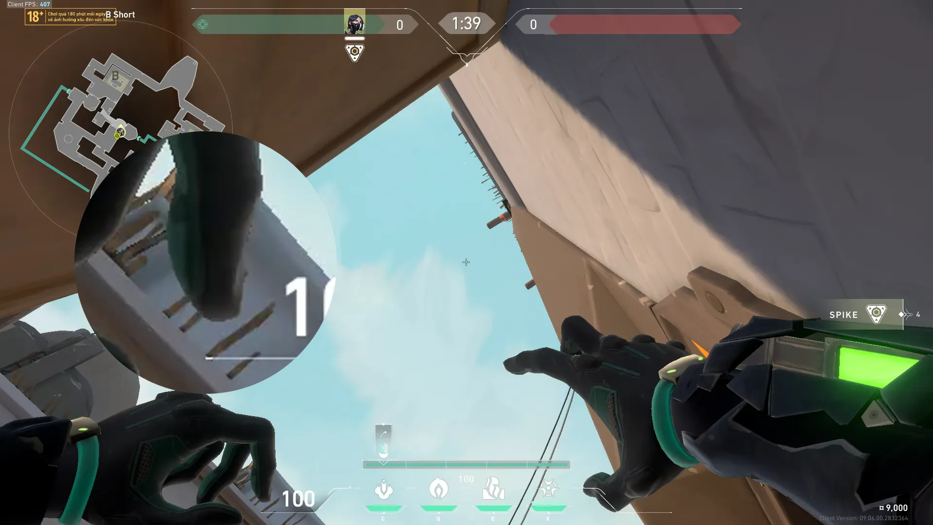 Viper Snake Bite on Bind Attack Site B — step 2 of 3: Aim — line up the shot