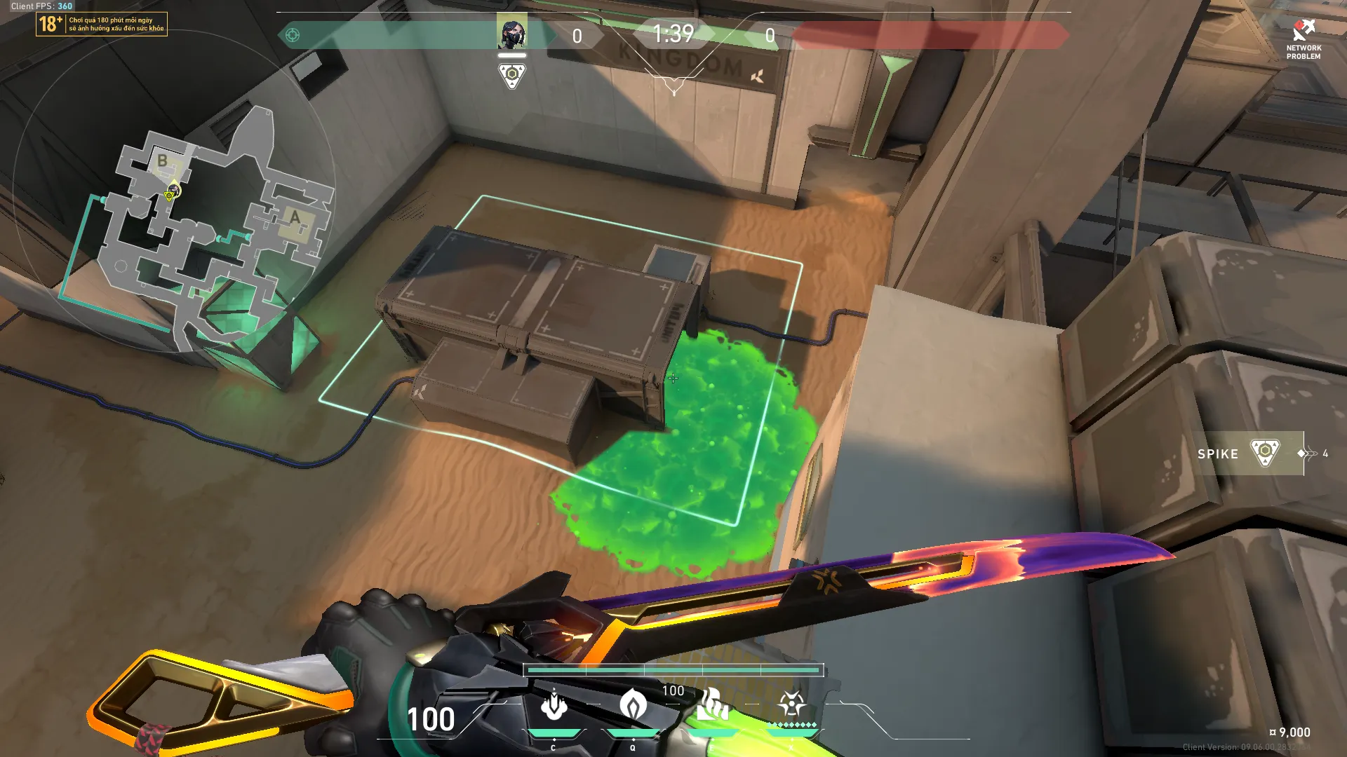 Viper Snake Bite on Bind Attack Site B — step 3 of 3: Result