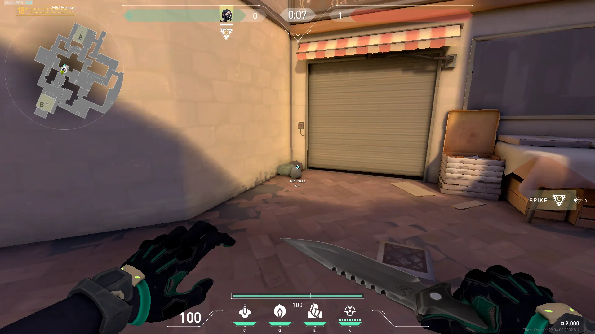 Viper Snake Bite on Ascent Attack Site B — step 1 of 3: Position — where to stand
