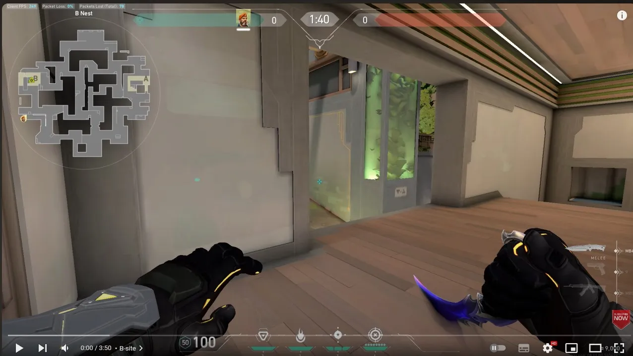 Brimstone Incendiary on Abyss Attack Site B — step 1 of 3: Position — where to stand