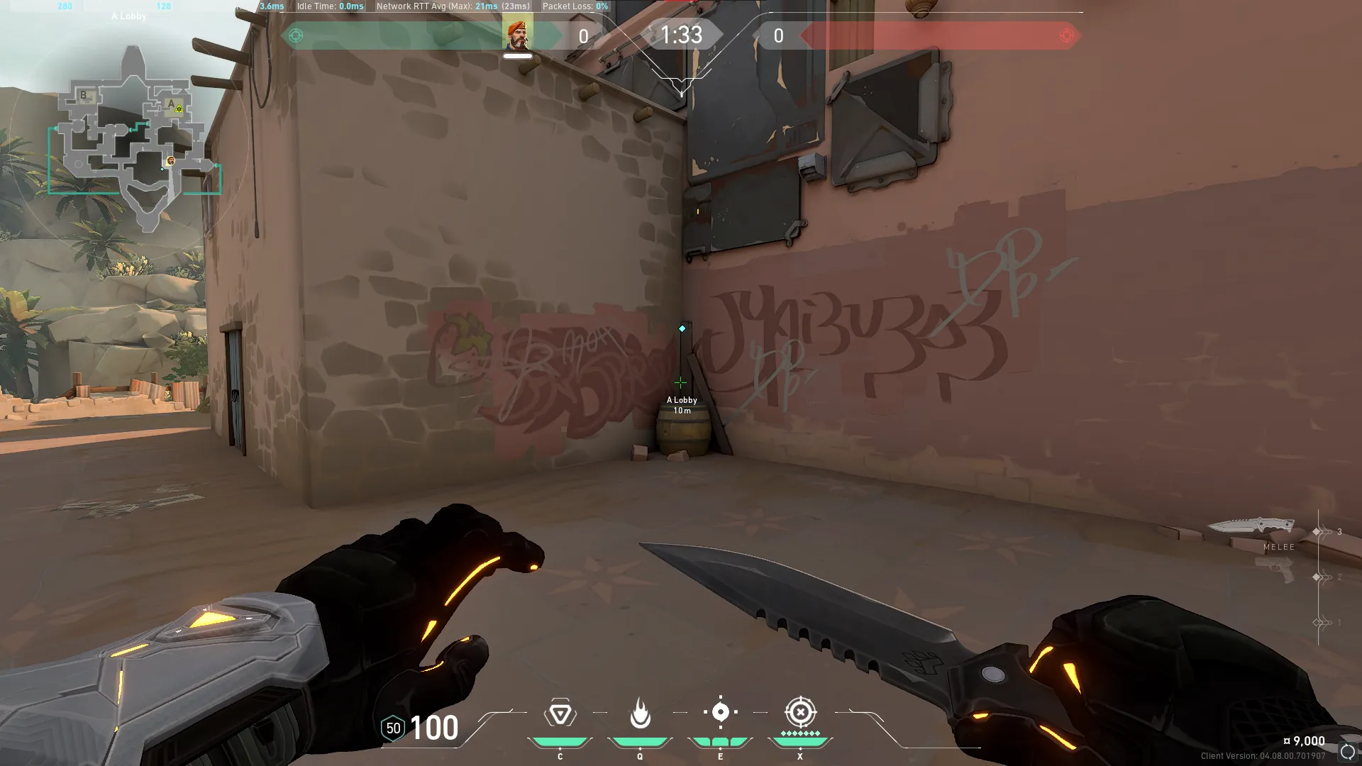 Brimstone Incendiary on Bind Attack Site A — step 1 of 3: Position — where to stand
