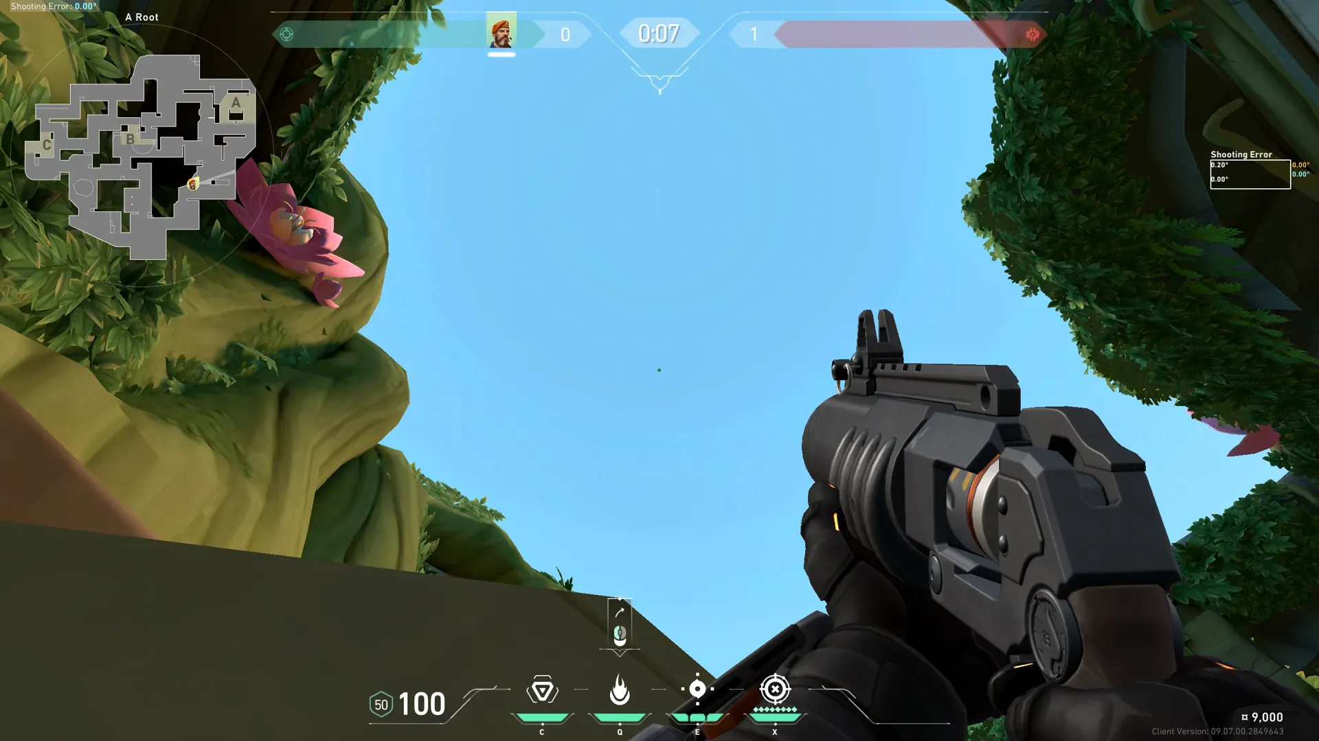 Brimstone Incendiary on Lotus Attack Site A — step 2 of 3: Aim — line up the shot