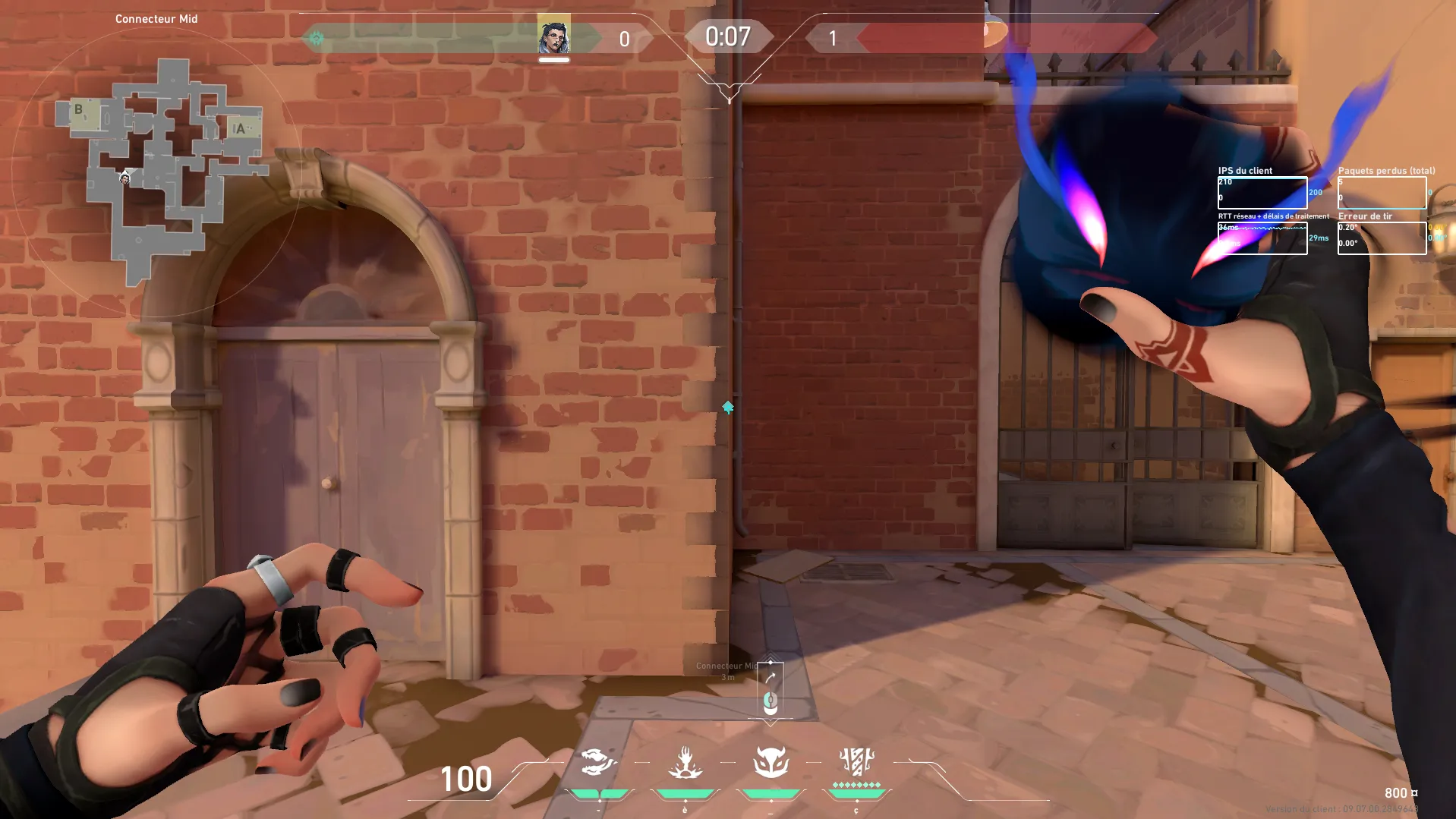 Fade Haunt on Ascent Attack Site B — step 1 of 3: Position — where to stand