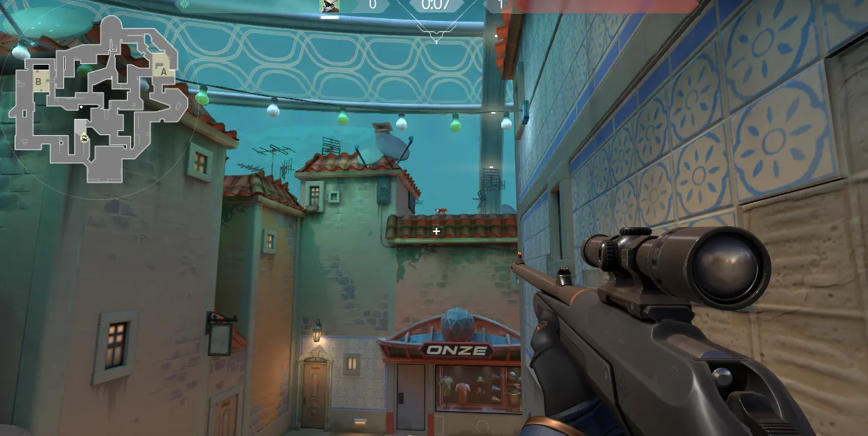 Cypher Spycam on Pearl Attack Site B — step 2 of 6: Aim — line up the shot