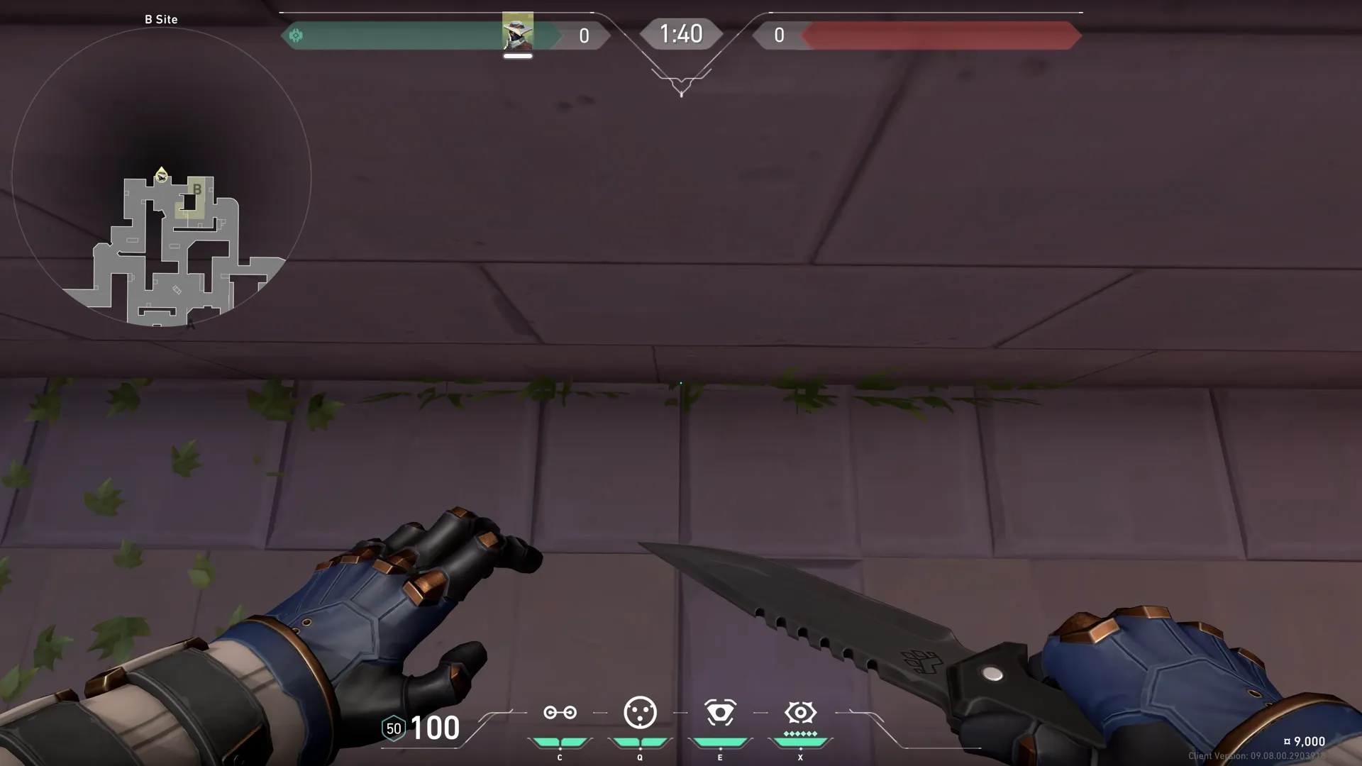 Cypher Cyber Cage on Sunset Defense Site B — step 2 of 4: Aim — line up the shot
