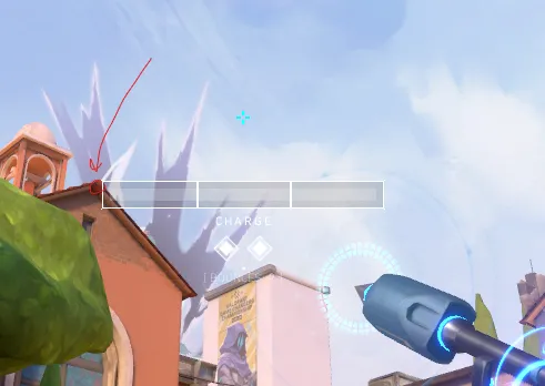 Sova Recon Bolt on Ascent Attack Mid — step 3 of 4: Aim — line up the shot