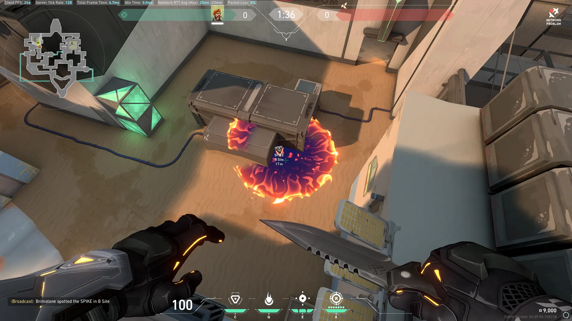 Brimstone Incendiary on Bind Attack Site B — step 3 of 3: Result