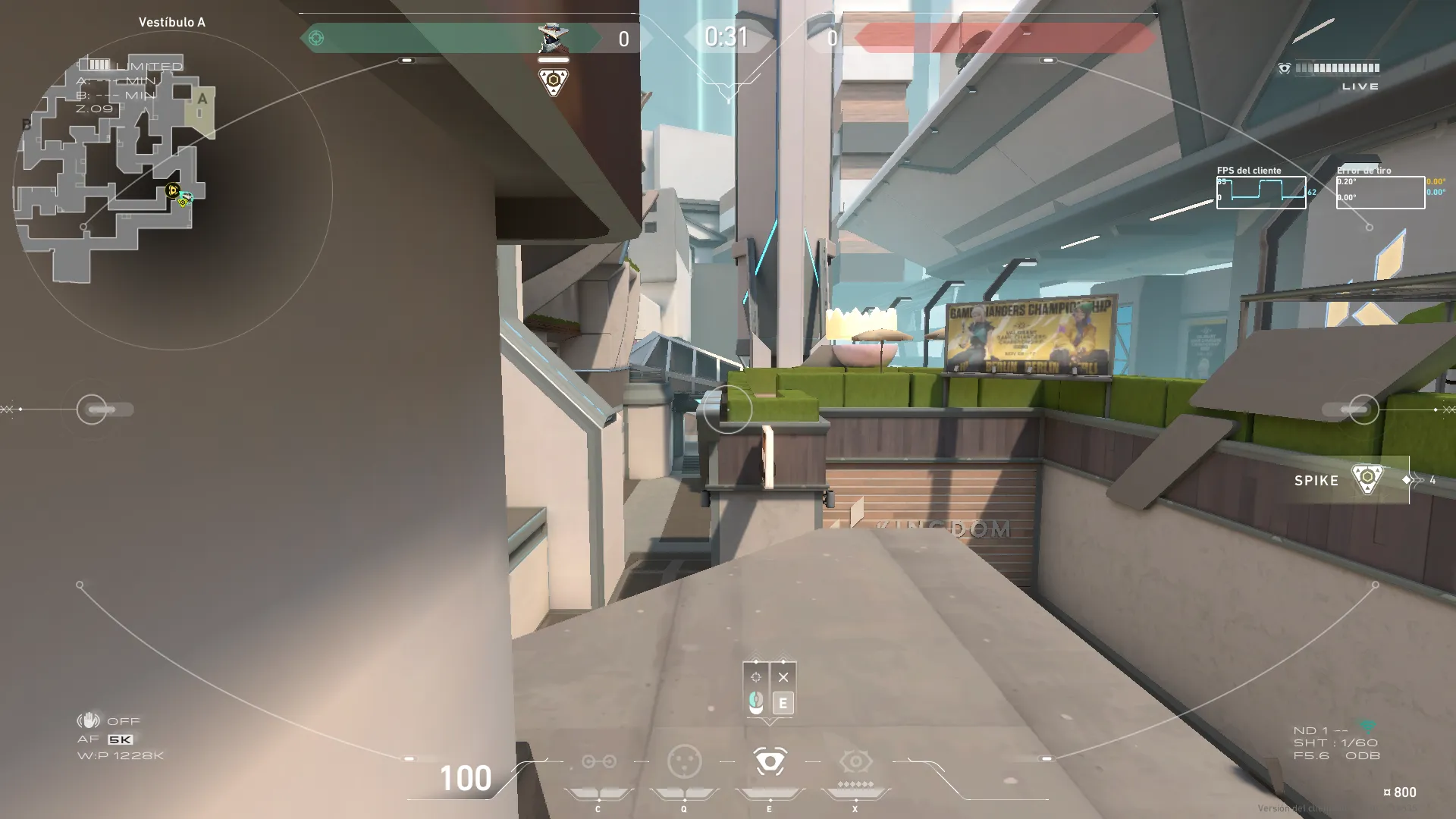 Cypher Spycam on Split Attack Site A — step 3 of 3: Result