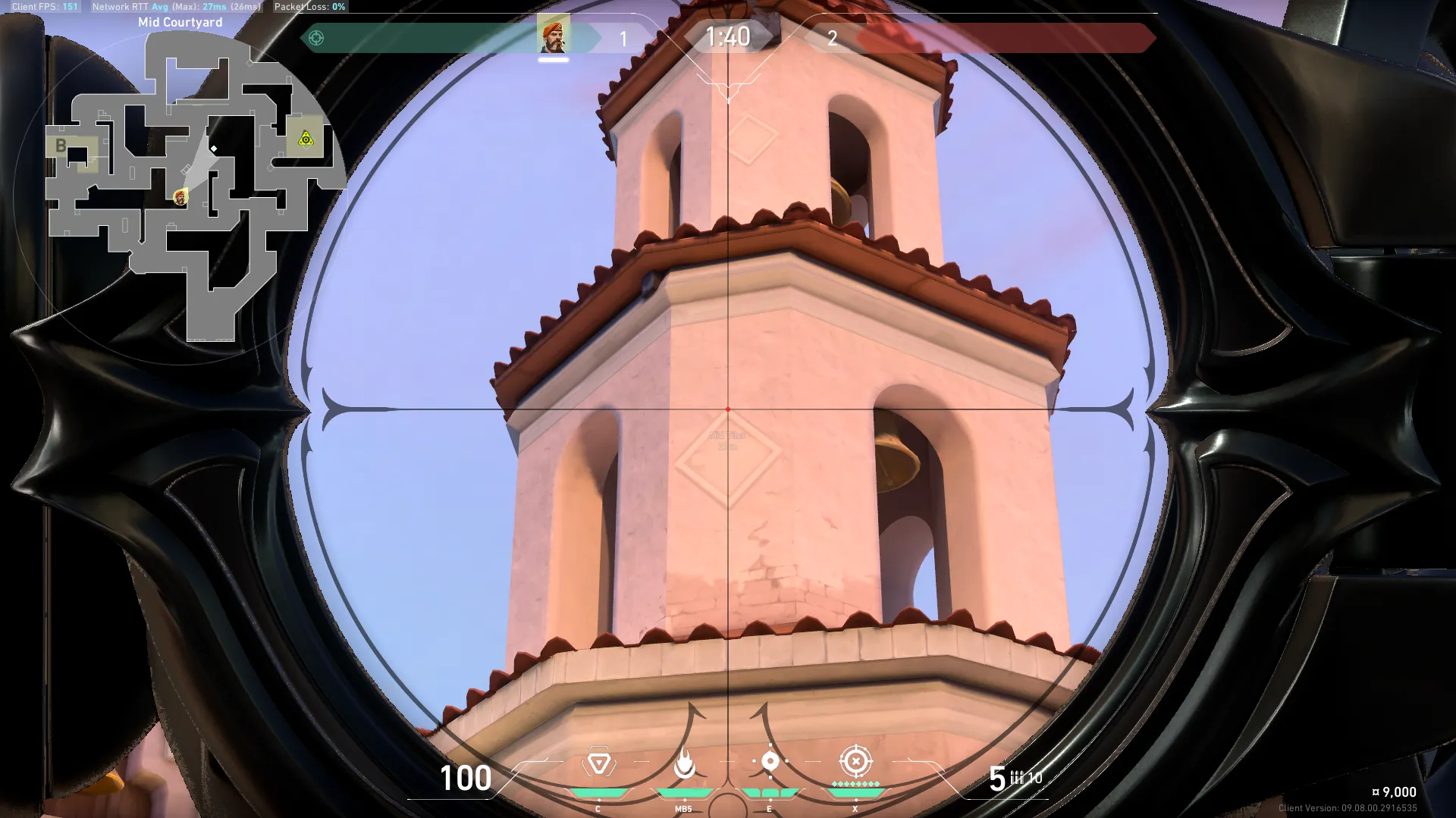 Brimstone Incendiary on Sunset Attack Site A — step 3 of 5: Aim — line up the shot