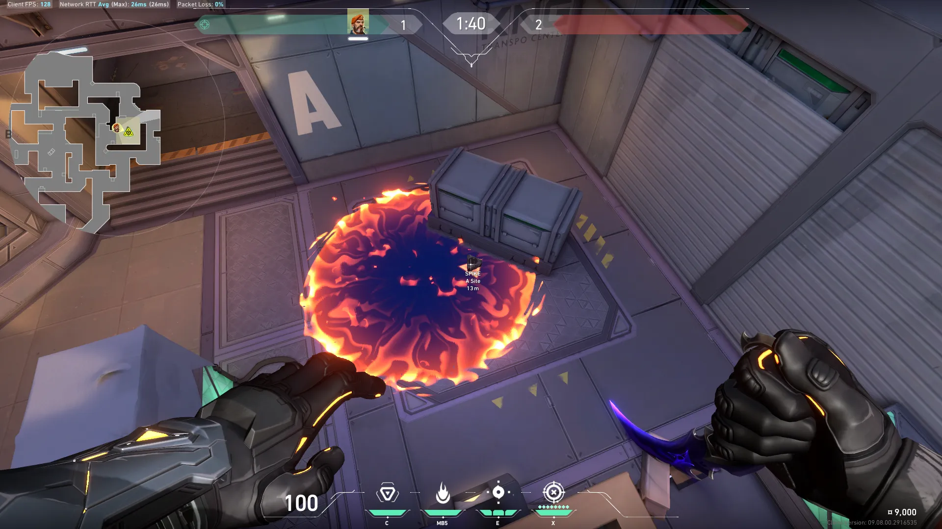 Brimstone Incendiary on Sunset Attack Site A — step 5 of 5: Result
