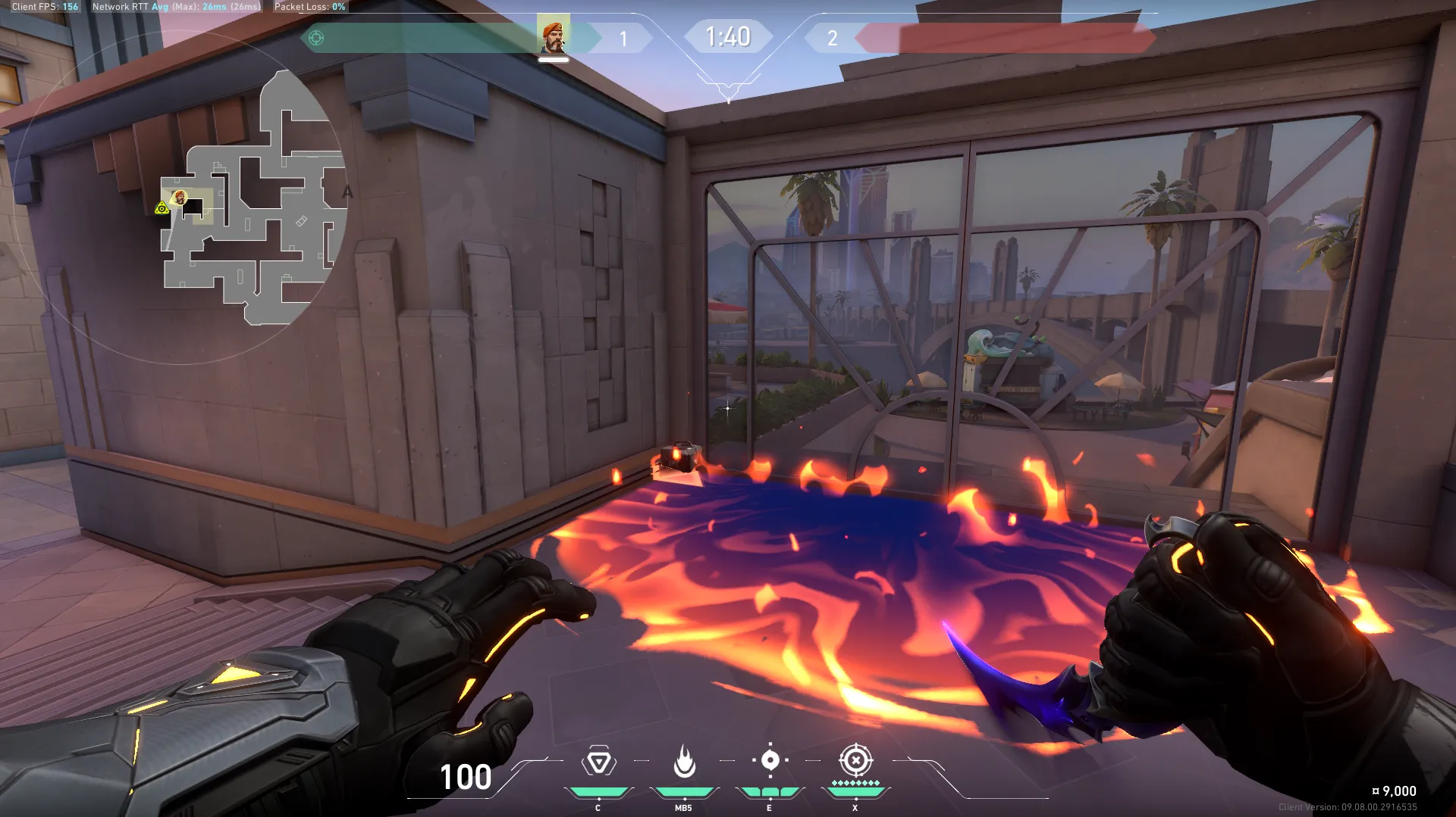 Brimstone Incendiary on Sunset Attack Site B — step 3 of 3: Result