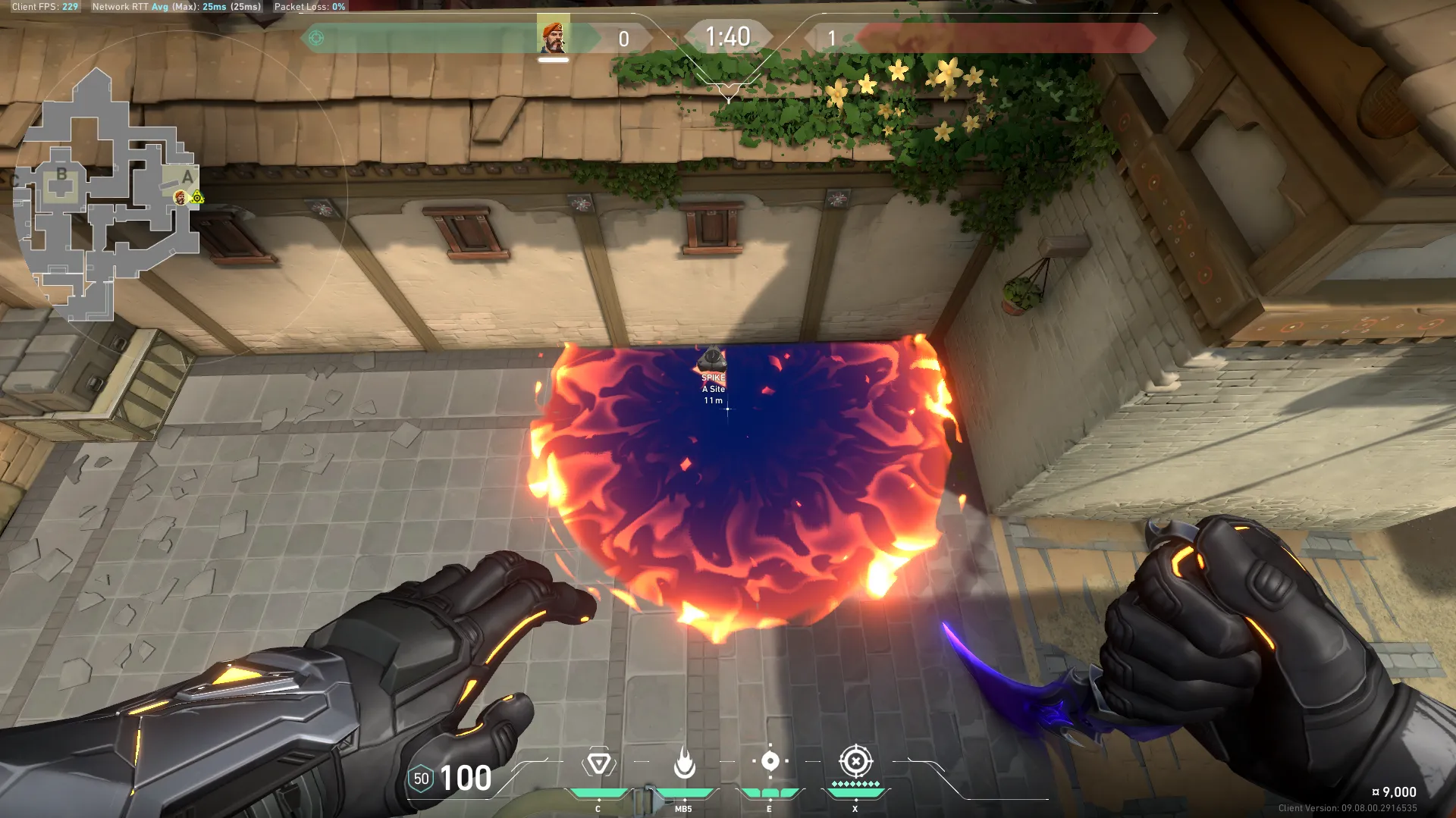 Brimstone Incendiary on Haven Defense Site A — step 4 of 4: Result
