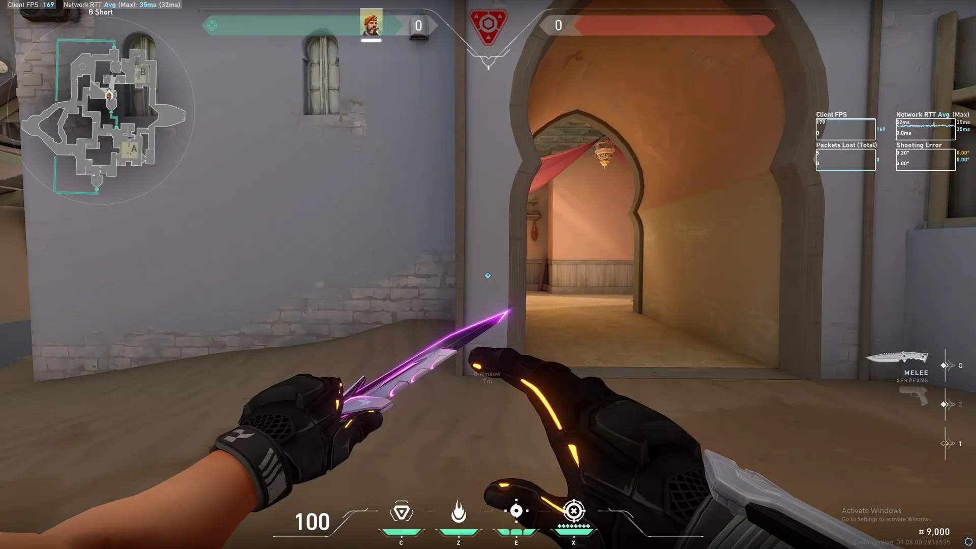 Brimstone Incendiary on Bind Attack Site A — step 1 of 3: Position — where to stand
