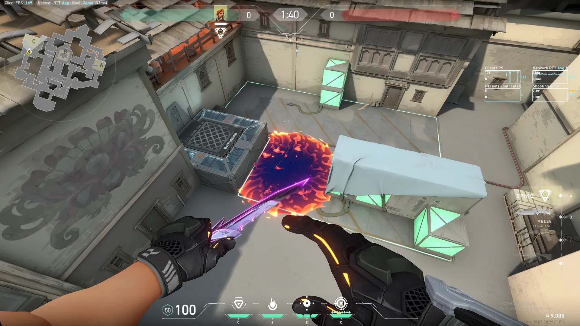 Brimstone Incendiary on Haven Defense Site C — step 3 of 3: Result