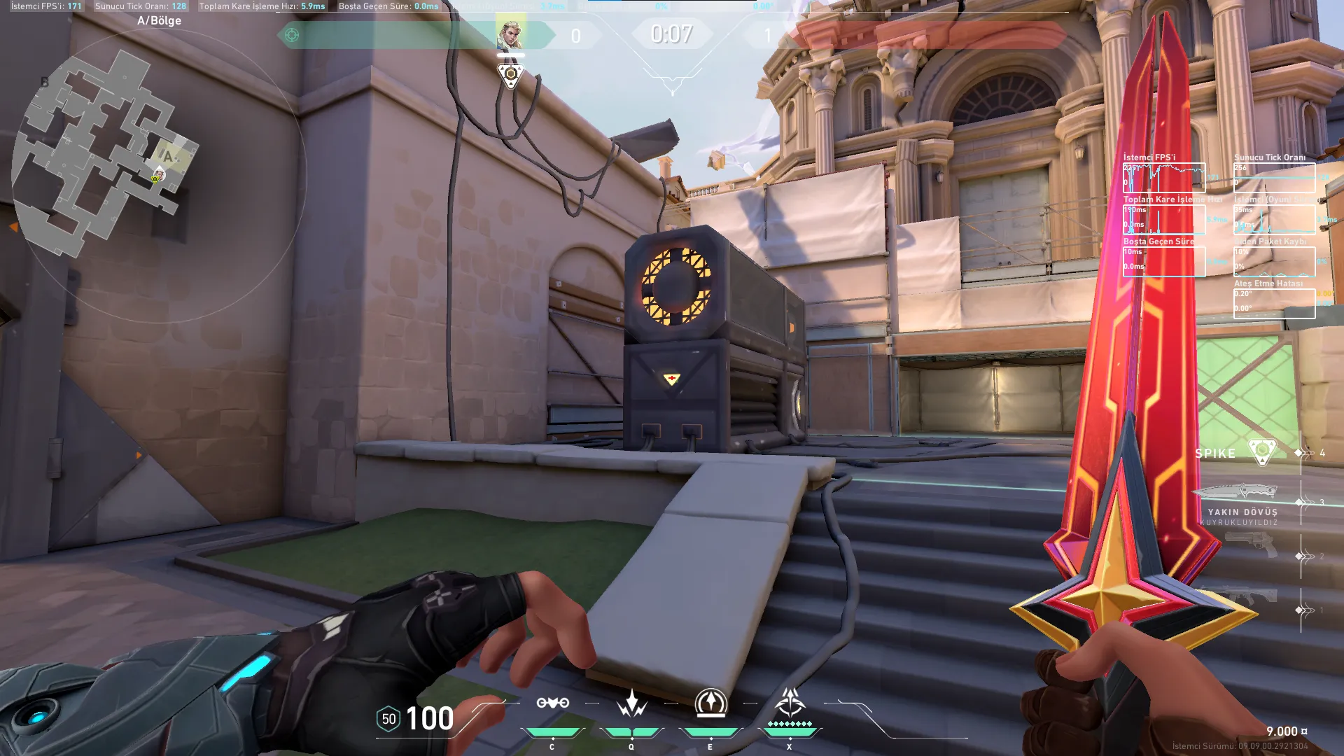 Sova Recon Bolt on Ascent Defense Site A — step 1 of 4: Position — where to stand