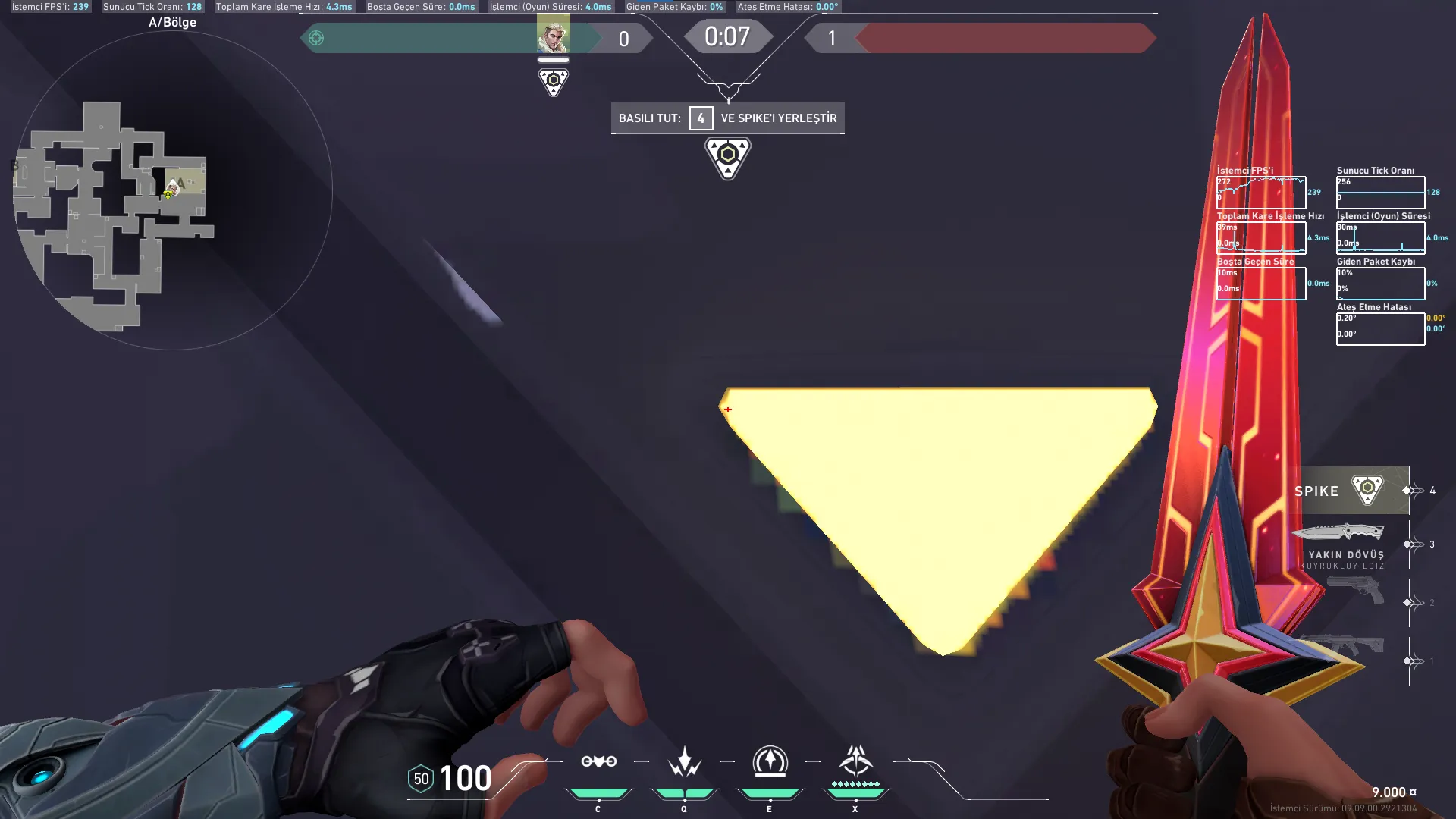 Sova Recon Bolt on Ascent Defense Site A — step 2 of 4: Aim — line up the shot