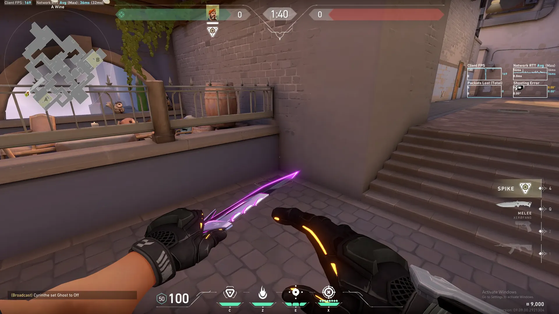 Brimstone Incendiary on Ascent Attack Site A — step 1 of 3: Position — where to stand
