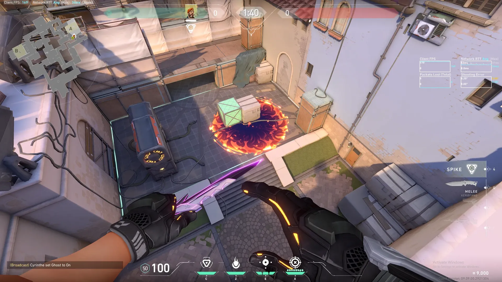 Brimstone Incendiary on Ascent Attack Site A — step 3 of 3: Result