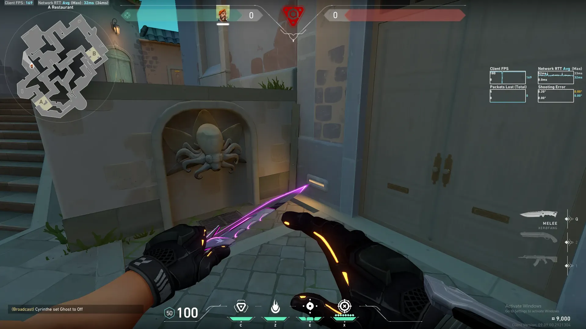 Brimstone Incendiary on Pearl Attack Site A — step 1 of 3: Position — where to stand