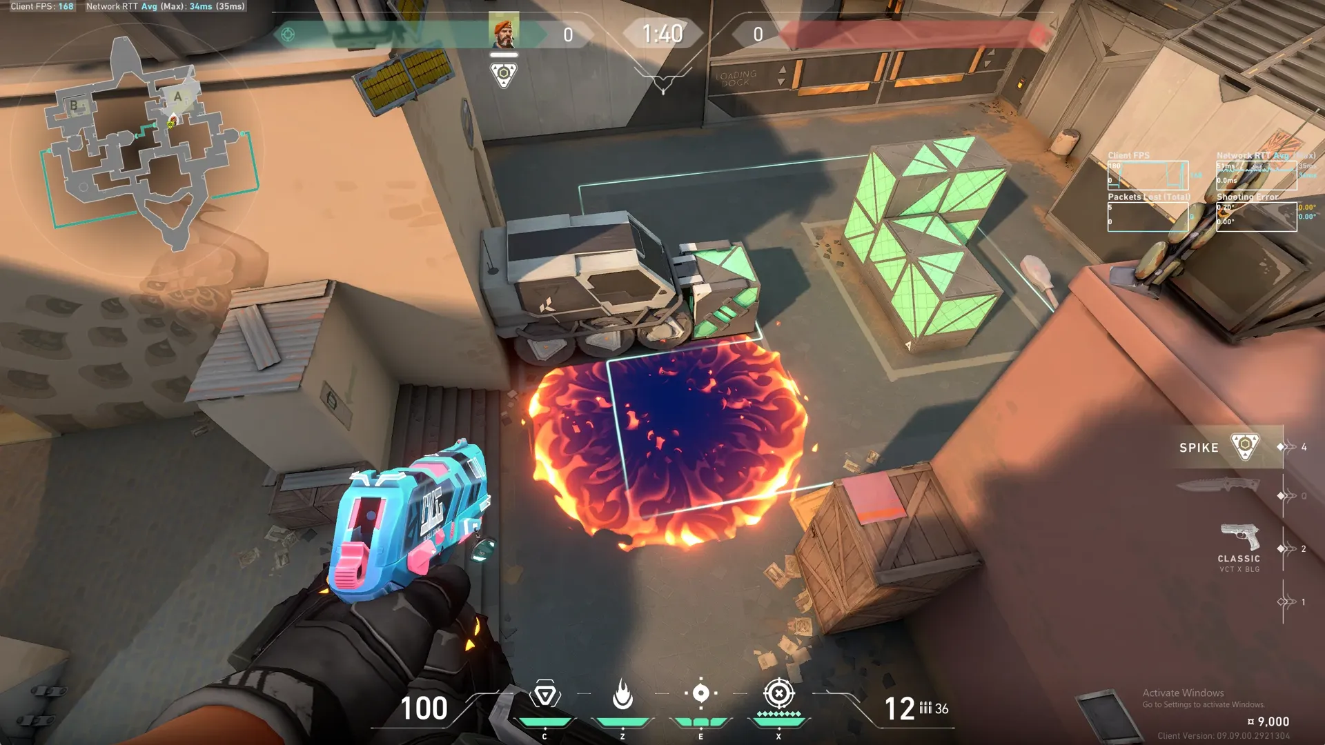 Brimstone Incendiary on Bind Defense Site A — step 3 of 3: Result