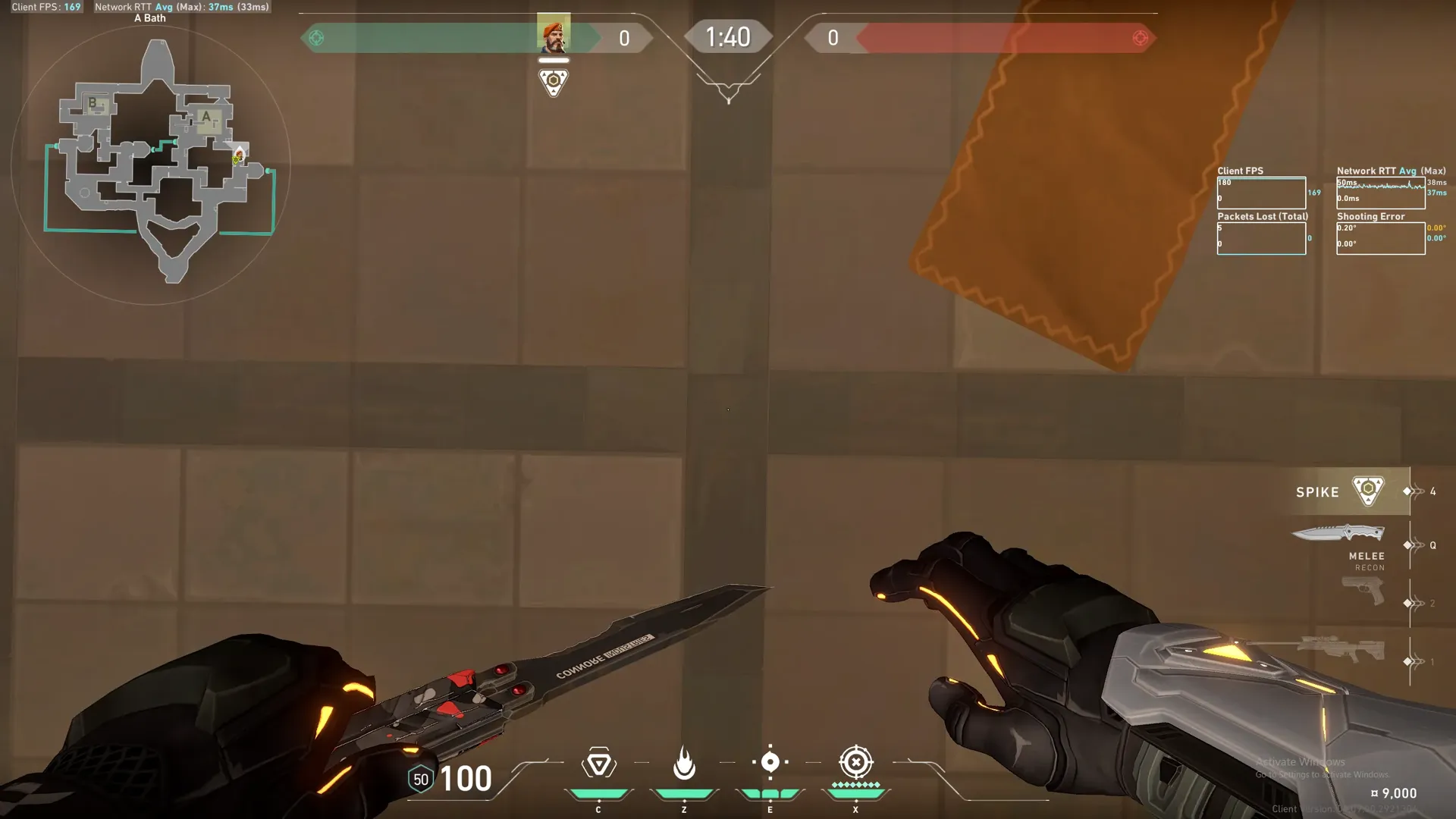 Brimstone Incendiary on Bind Attack Site A — step 1 of 4: Position — where to stand