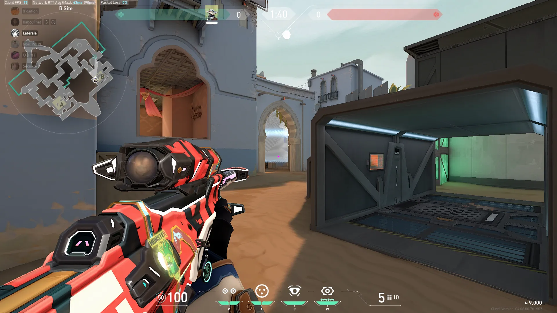 Cypher Cyber Cage on Bind Defense Site B — step 3 of 3: Result