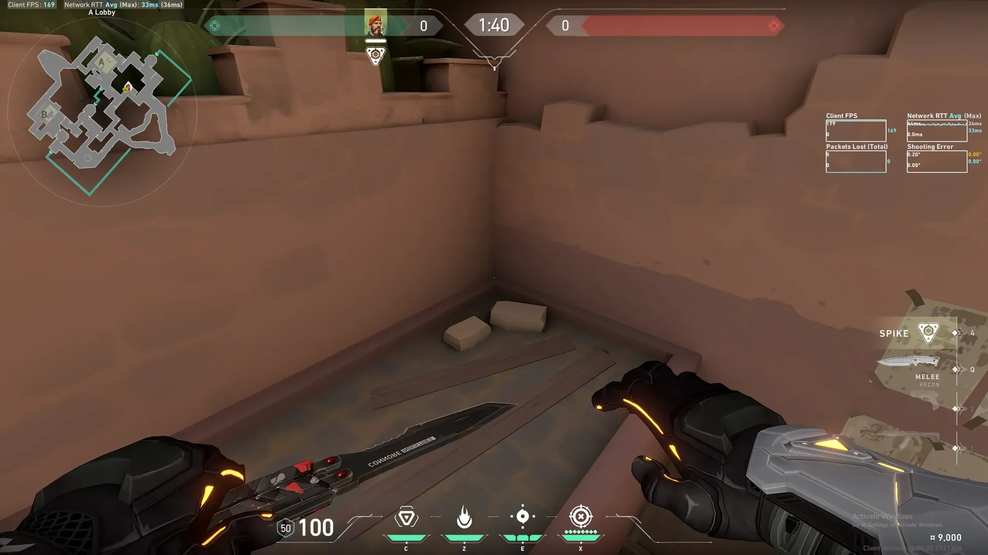 Brimstone Incendiary on Bind Attack Site A — step 1 of 3: Position — where to stand