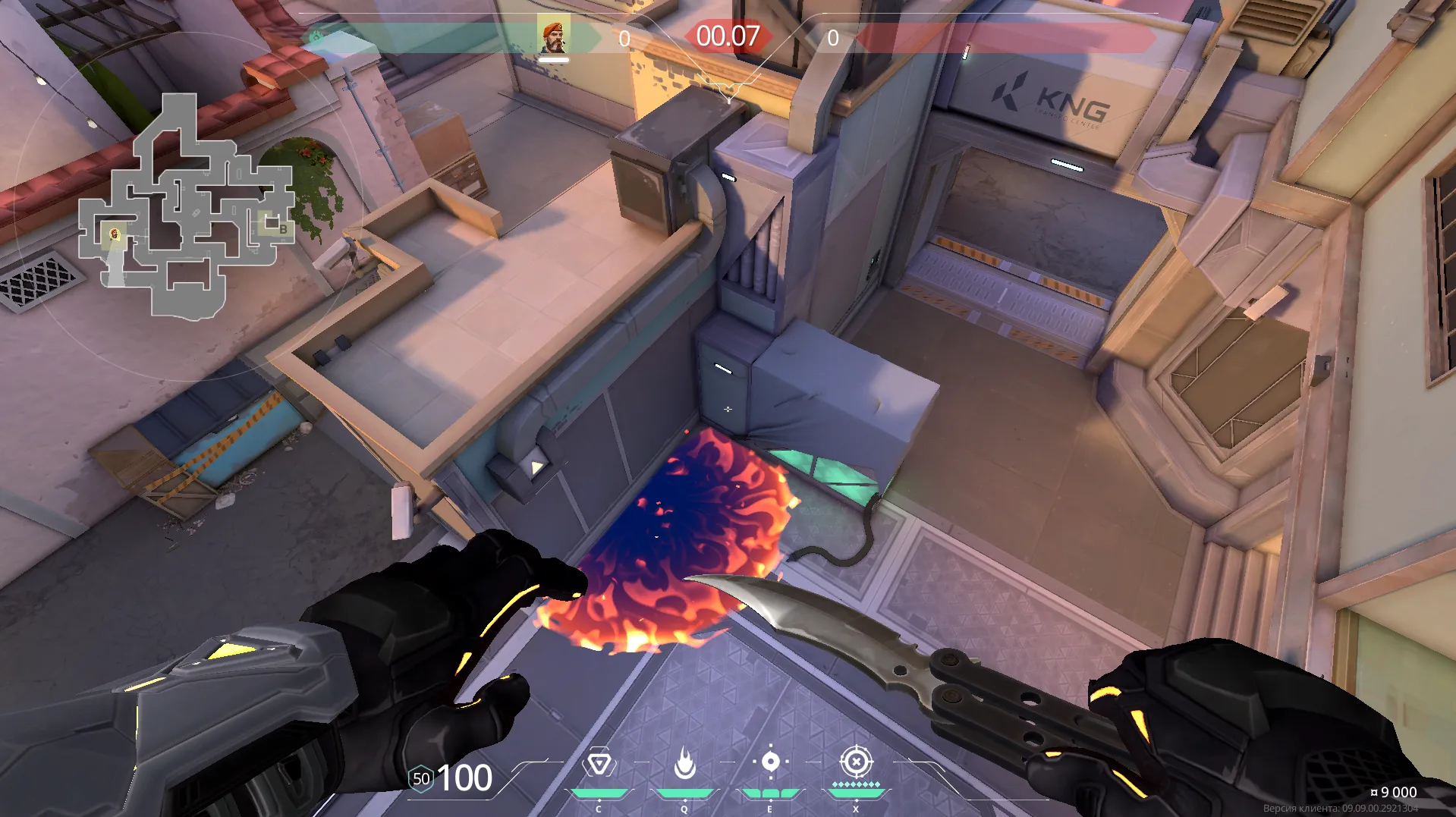 Brimstone Incendiary on Sunset Defense Site A — step 4 of 4: Result