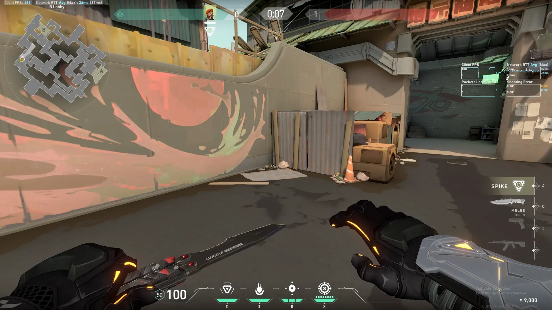 Brimstone Incendiary on Split Attack Site B — step 1 of 3: Position — where to stand