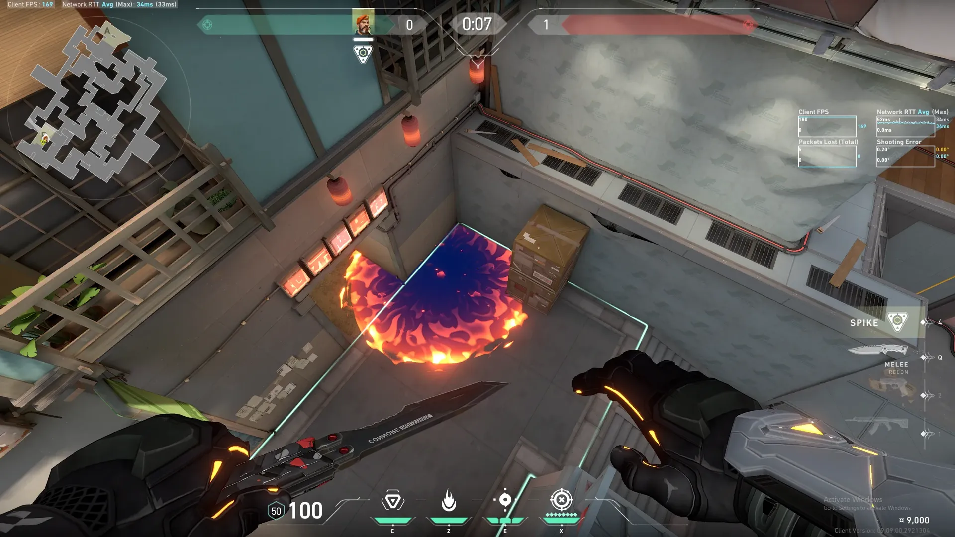 Brimstone Incendiary on Split Attack Site B — step 3 of 3: Result