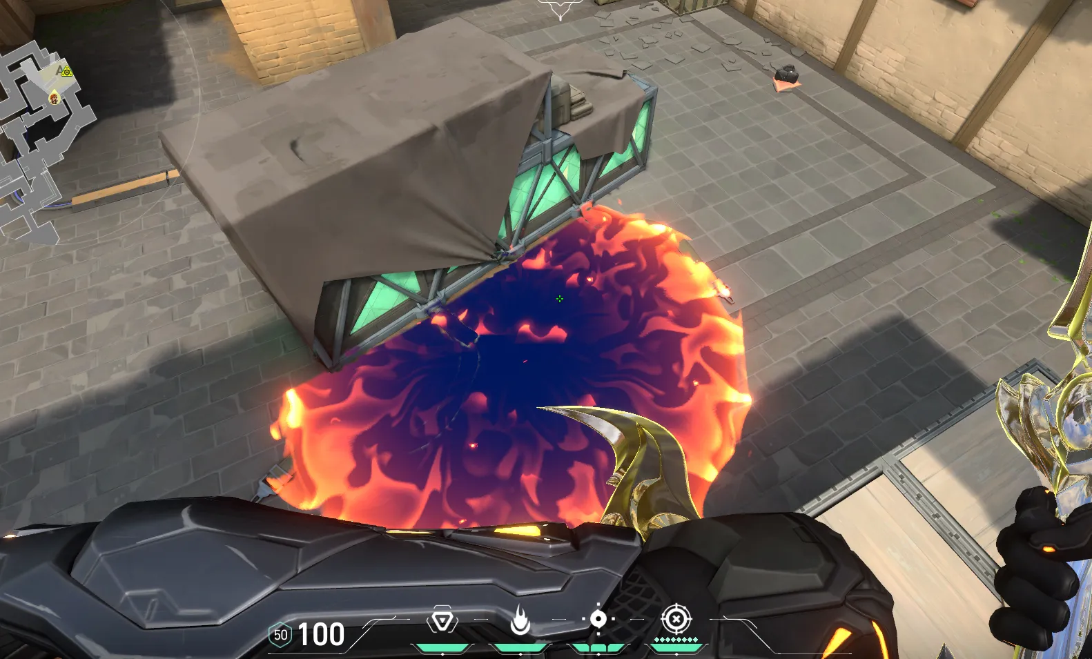 Brimstone Incendiary on Haven Attack Site A — step 3 of 3: Result