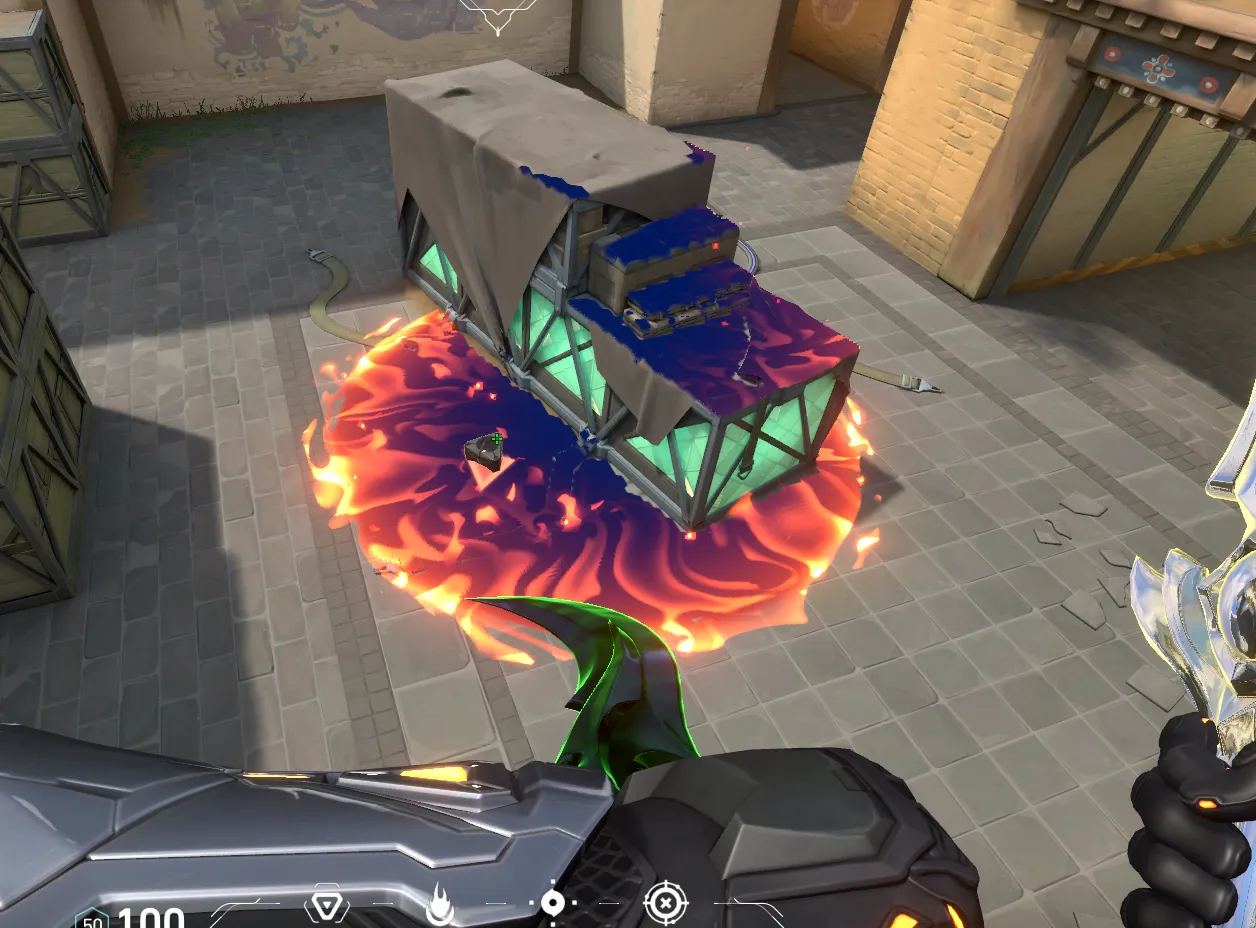 Brimstone Incendiary on Haven Attack Site A — step 3 of 3: Result