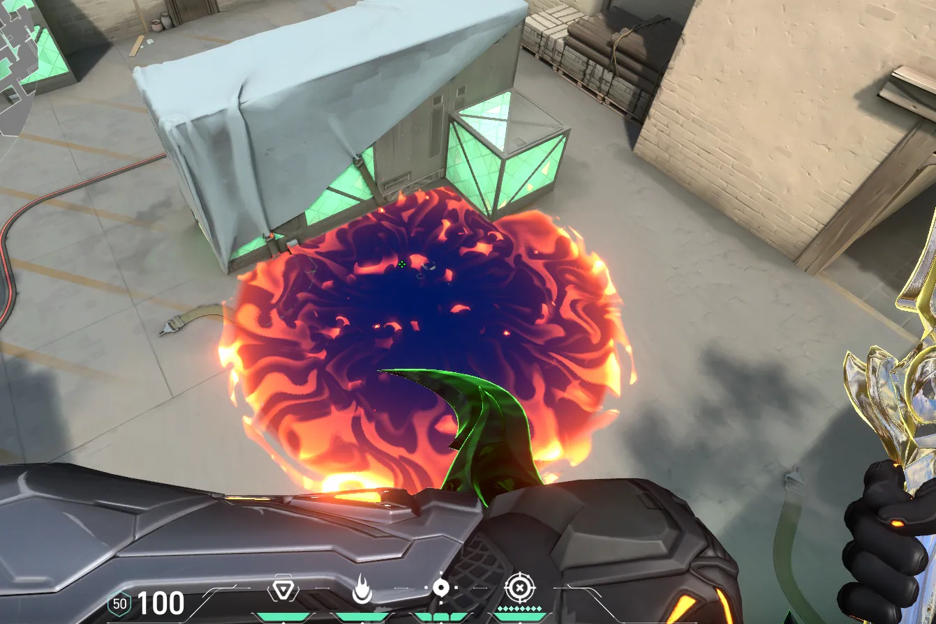 Brimstone Incendiary on Haven Attack Site C — step 3 of 3: Result