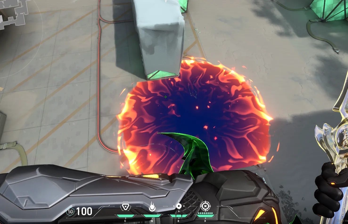 Brimstone Incendiary on Haven Defense Site C — step 3 of 3: Result