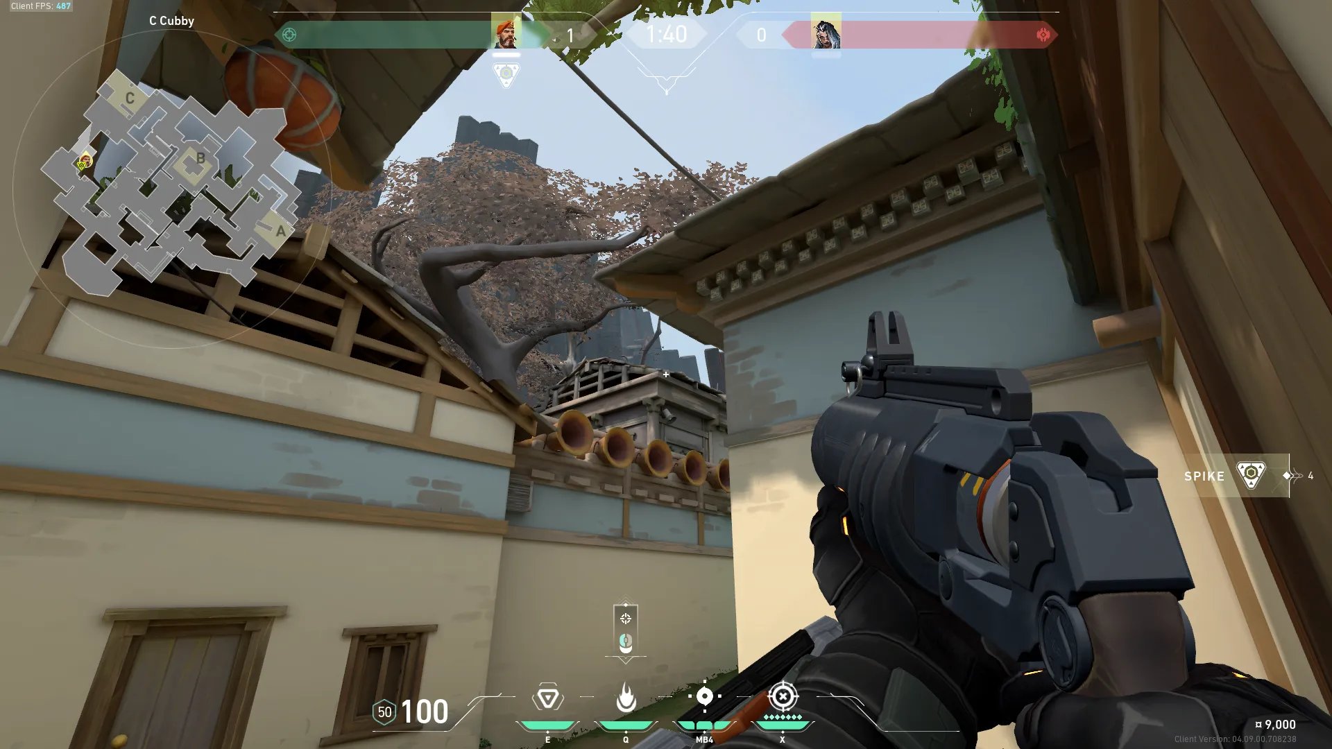 Brimstone Incendiary on Haven Attack Site C — step 2 of 3: Aim — line up the shot
