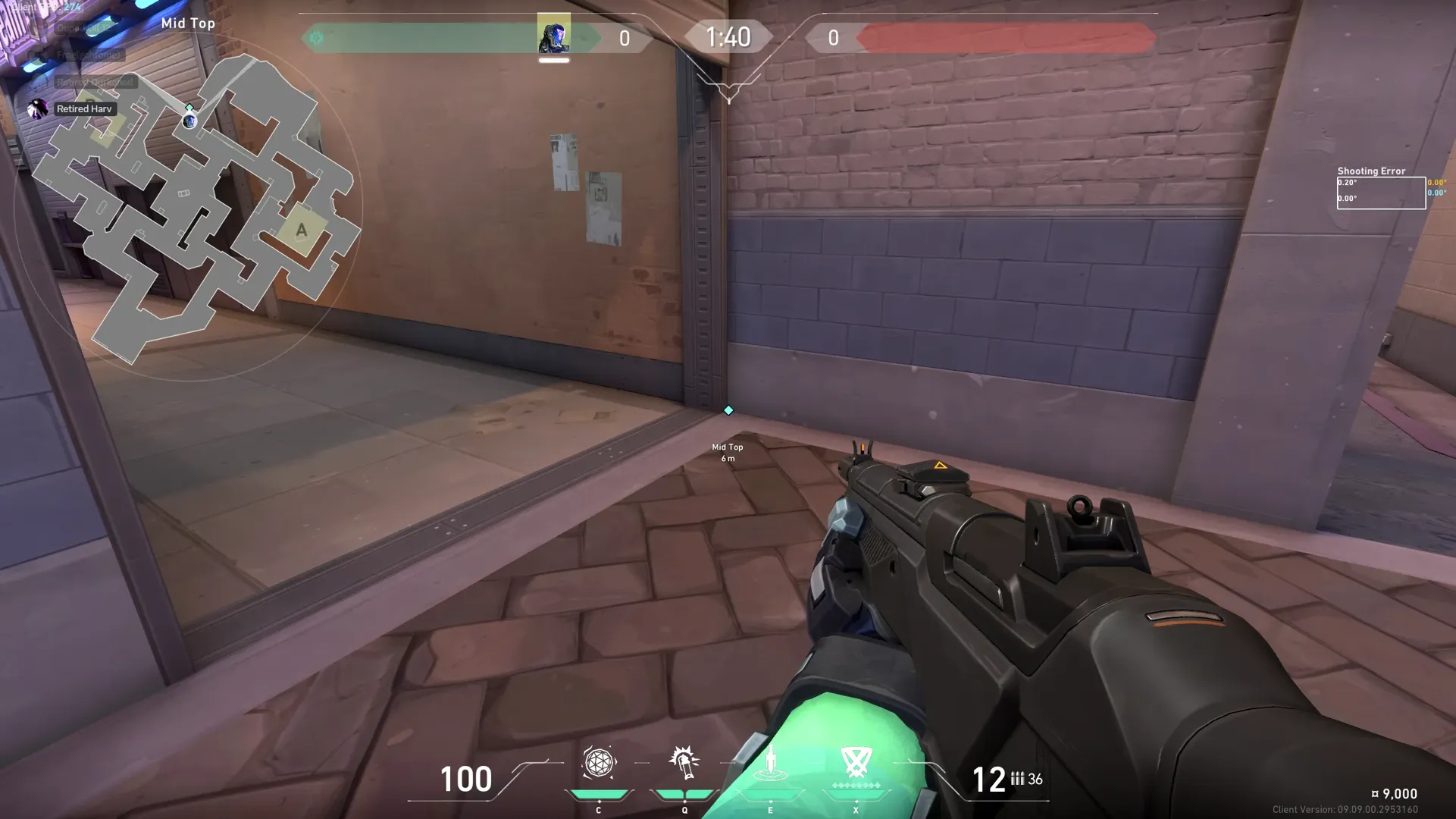 KAY/O Zero_Point on Sunset Defense Site A — step 1 of 3: Position — where to stand