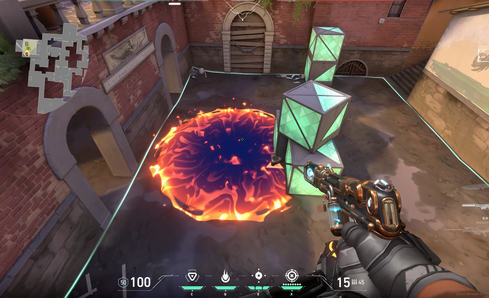 Brimstone Incendiary on Ascent Attack Site B — step 3 of 3: Result