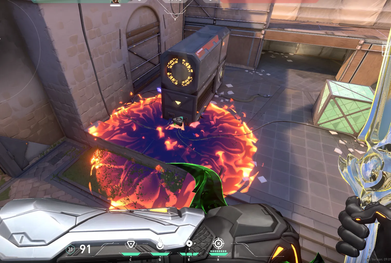 Brimstone Incendiary on Ascent Attack Site A — step 3 of 3: Result