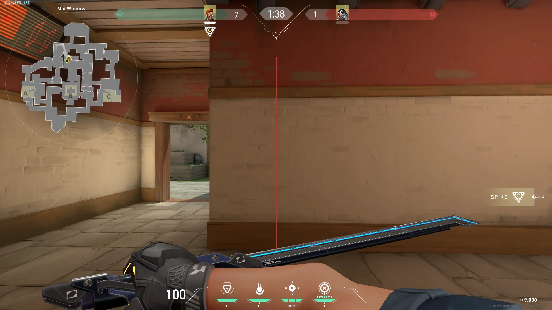 Brimstone Incendiary on Haven Attack Site B — step 1 of 3: Position — where to stand