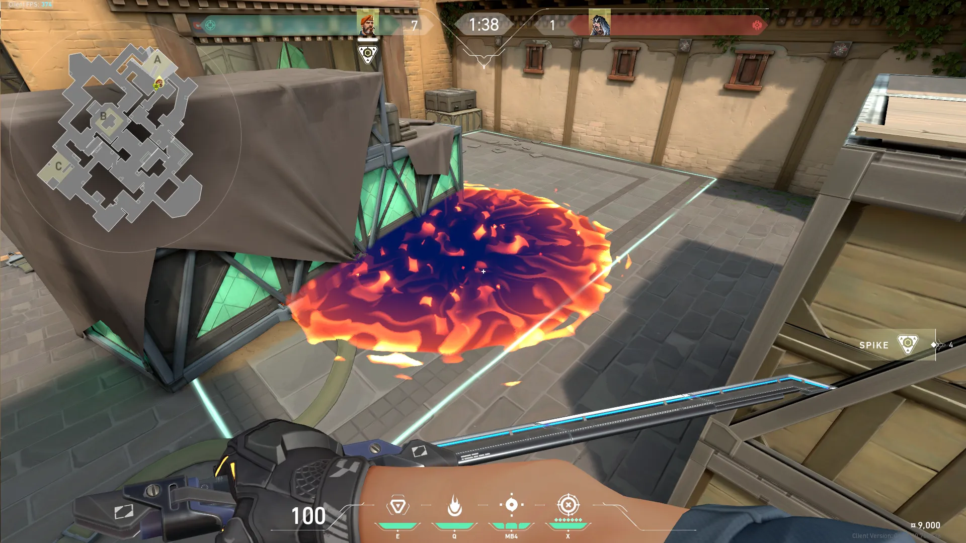 Brimstone Incendiary on Haven Attack Site A — step 3 of 3: Result