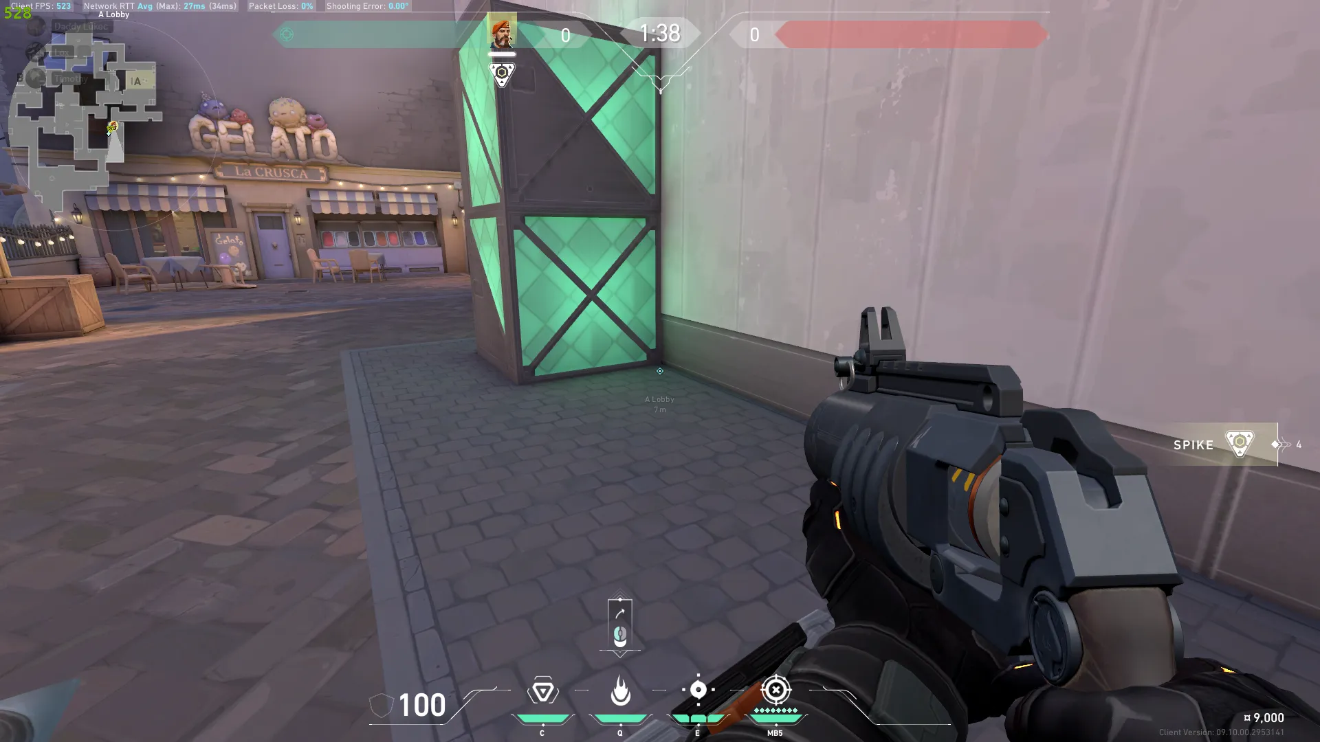 Brimstone Incendiary on Ascent Attack Site A — step 1 of 3: Position — where to stand